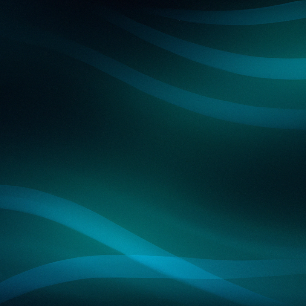 Abstract blue-teal gradient wave background with soft glassmorphism effect