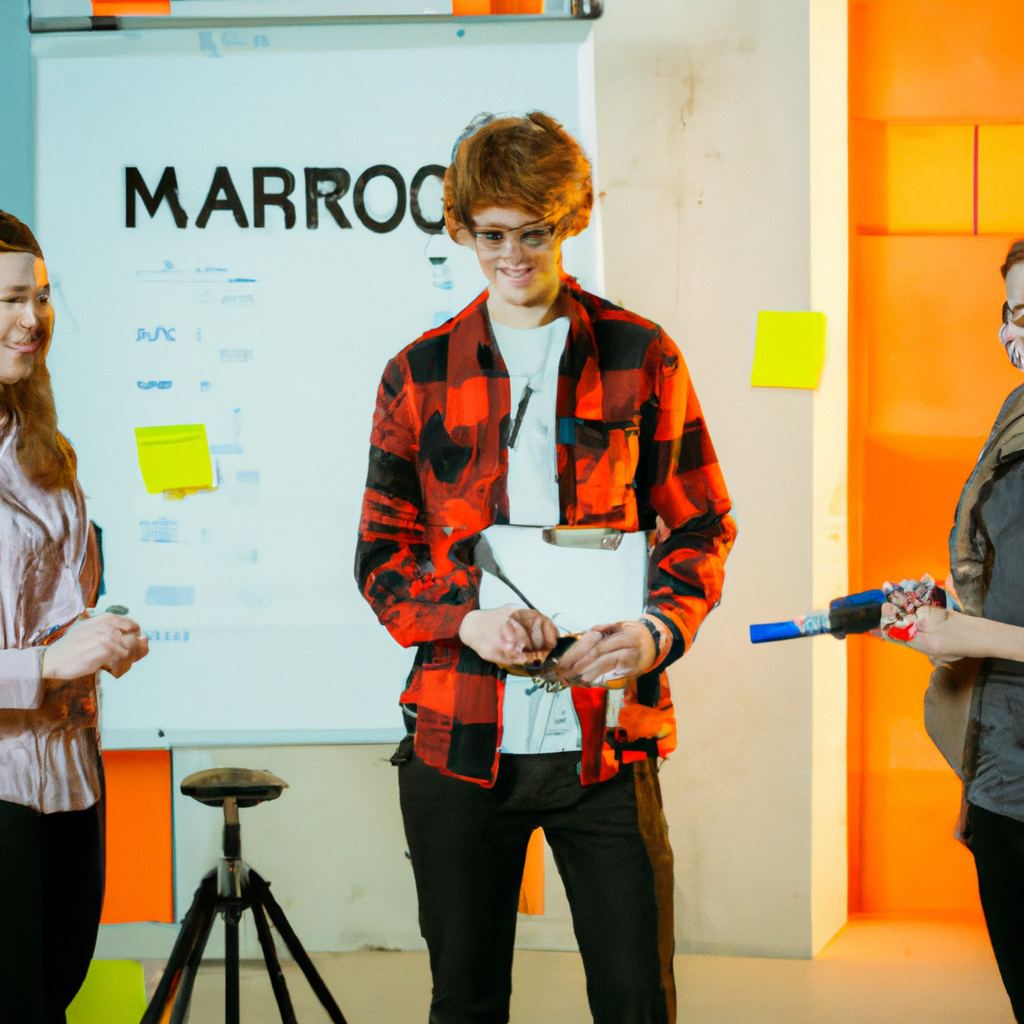 Team workshop coaching learners with stopwatches and notes